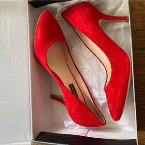 RED INC HEELS